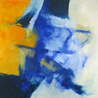 Stabat mater Inpired by Arvo Pärt /100x100 cm / Oil