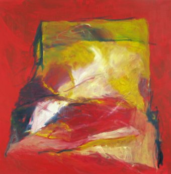 Litany Inpired by Arvo Pärt /100x100 cm / Oil