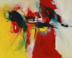 Überraschung! / 40x50 cm / Oel
