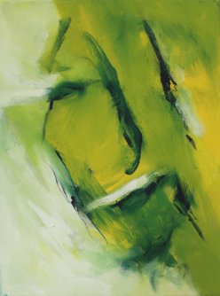 Portrait Niklaus von Flüe / 40x30 cm / Oel