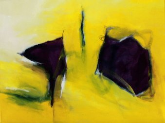 Nunc dimittis / Inspiré par Arvo Pärt / 30x40 cm / Huile
