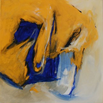 Magnificat / Inspiré par Arvo Pärt / 30x30 cm / Huile