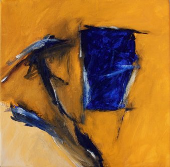 De Profundis / Inspiré par Arvo Pärt / 30x30 cm / Huile
