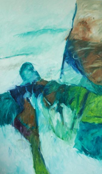 Inspiré par J. S. Bach / Matthäuspassion 8. Choral / 200x120 cm / Huile