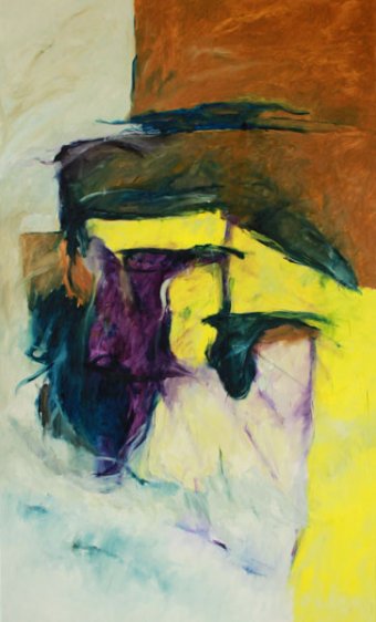 Inspiré par J. S. Bach / Matthäuspassion 9. Choral / 200x120 cm / Huile