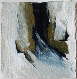 Inspiré par Arvo Pärt / Alleluja Tropus Beatus Petronius / 15x15 cm / Acrylique