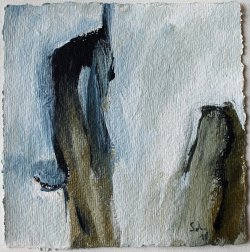 Inspiré par Arvo Pärt / Alleluja Tropus Salve Regina / 15x15 cm / Acrylique