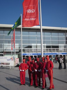 Messeunterhaltung auf der CeBIT mit den Pagen Messeunterhaltung mit: DIE PAGEN