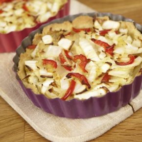 Chinakohl-Paprika-Tarte