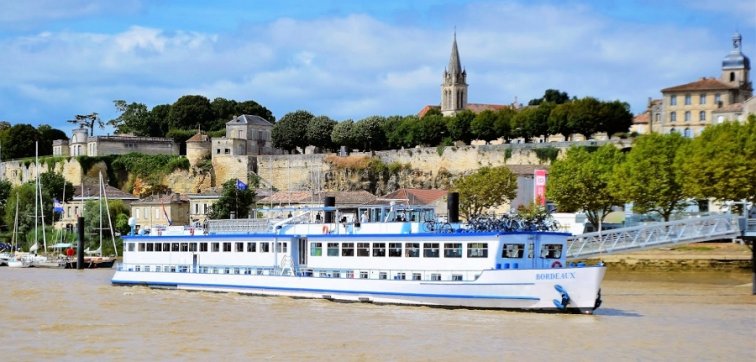 Cycling cruises inside the heart of the Bordeaux wine region