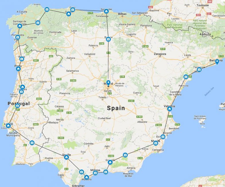 Best Of Spain Portugal Tour Spain Road Trip Itinerary Best Of Spain Portugal Tour Spain Road Trip Itinerary
