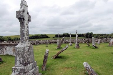 Clonmacnoise Castle Ruins Ireland