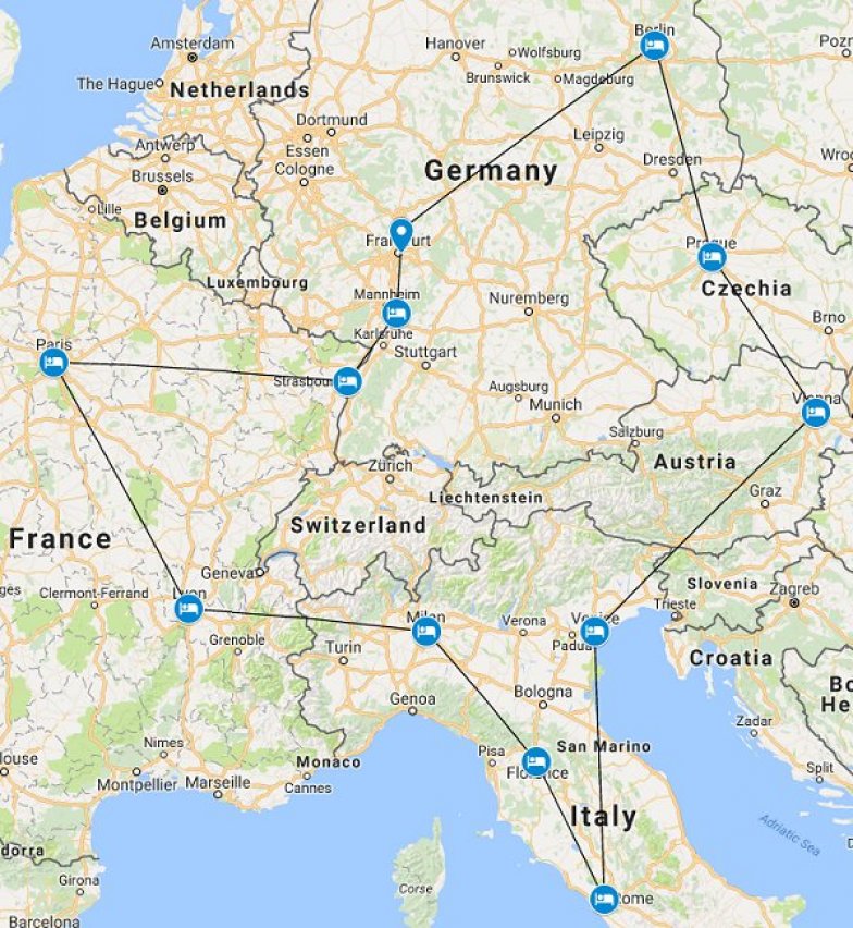 multi city european tour packages