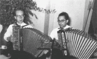 Akkordeonduo Horst Fröhlich und Günter Aram