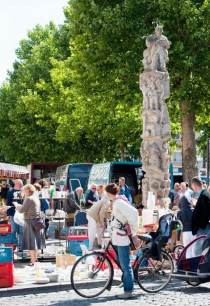 Market Ghent Belgium