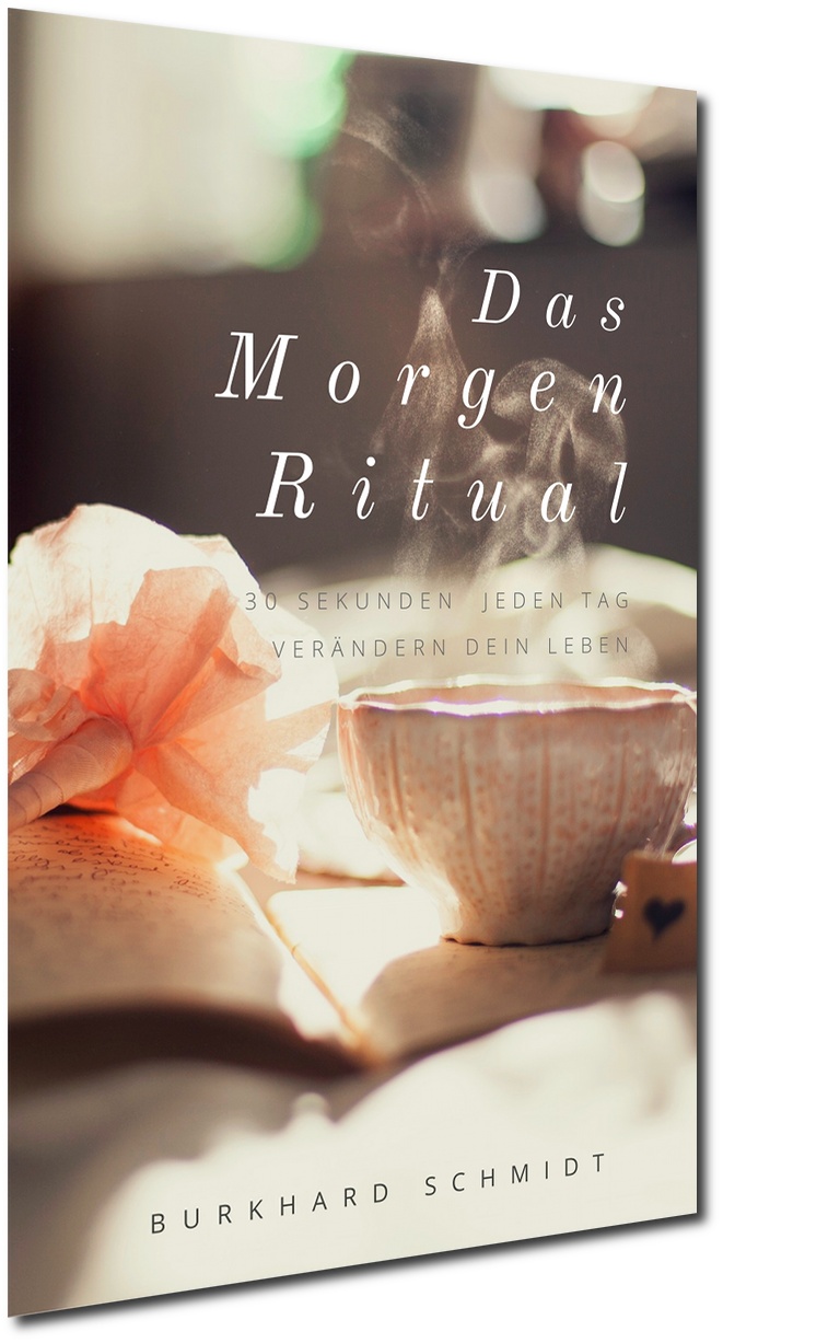 Das Morgen-Ritual Das Morgenritual, die Morgenroutine in der Früh.