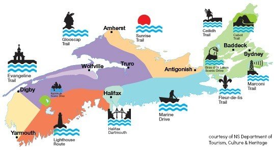 Nova Scotia Points Of Interest Bay of Fundy