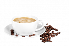Cafe Tasse Kaffee Tasse mit Bohnen