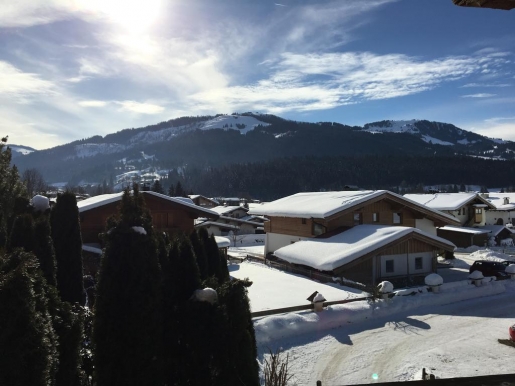 Ihr Ausblick vom Balkon der Ferienwohnung in die Tiroler Alpen