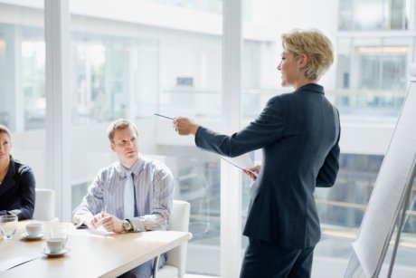 woman conference room