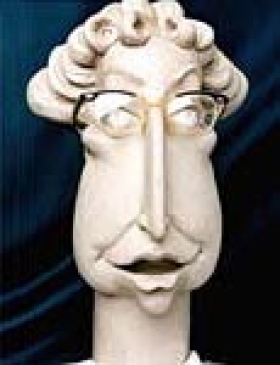 Tonmodell Karikatur Tonmodell