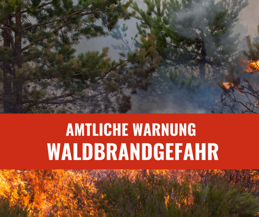 Waldbrandgefahr in Kirchberg Jagst: Warnung