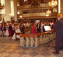 Hochzeit Künstler Frankfurt Gesang bei der Trauung
