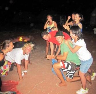 Campfire games at Corralya Station