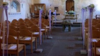 Blumenständer Hochzeit Kirche