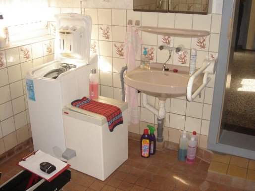 Waschplatz vor der Badsanierung
