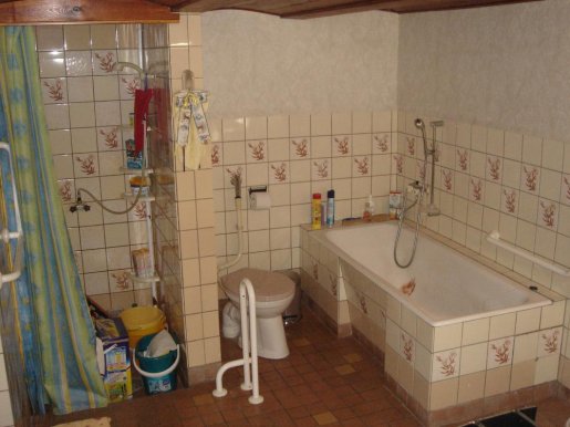 Badewanne vor der Badsanierung